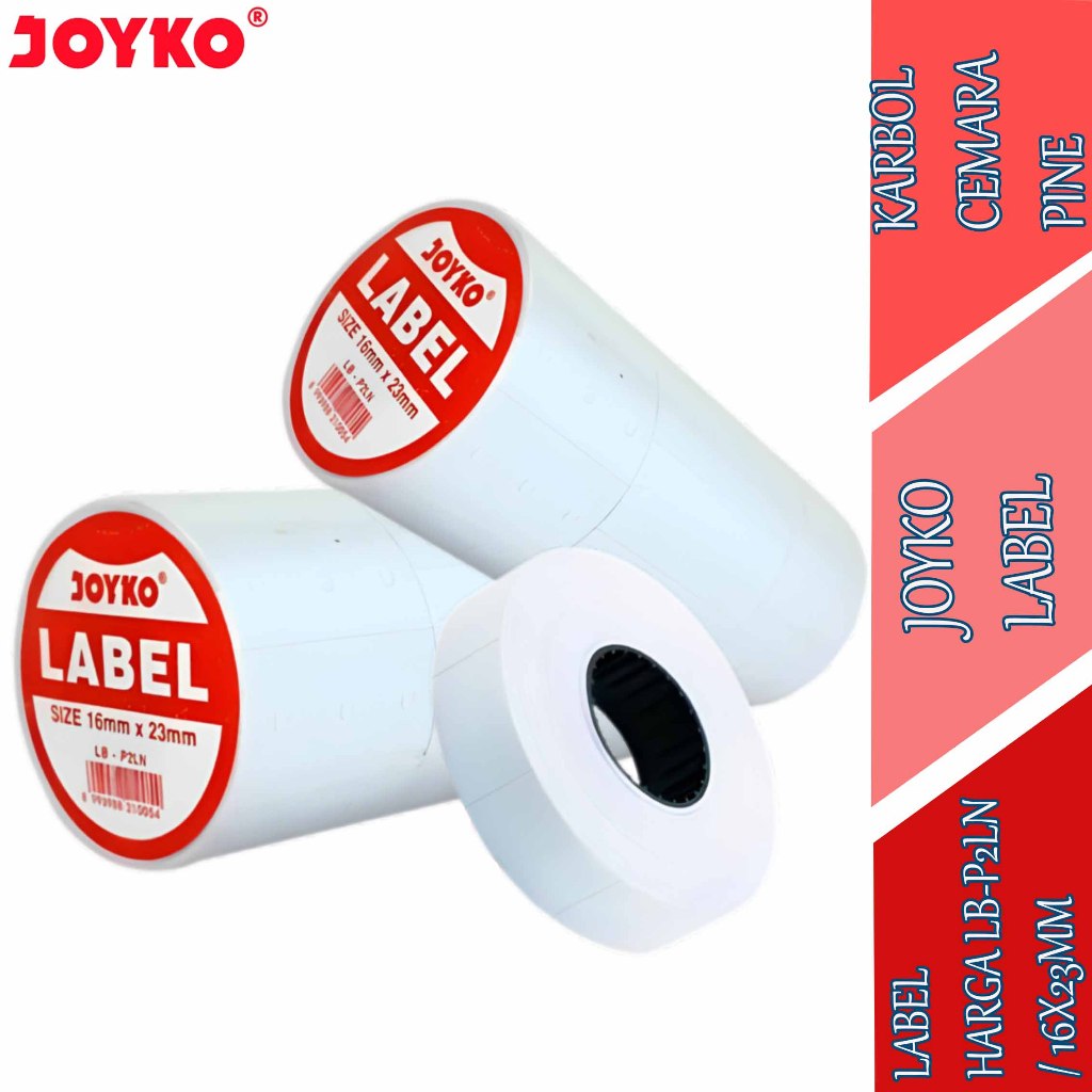 

Label Kertas Roll 2 Line - Joyko - Label Kertas Harga - Price Label LB-P2LN