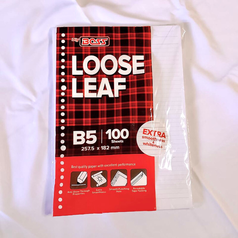 

Loose Leaf Big Boss B5 100 lembar