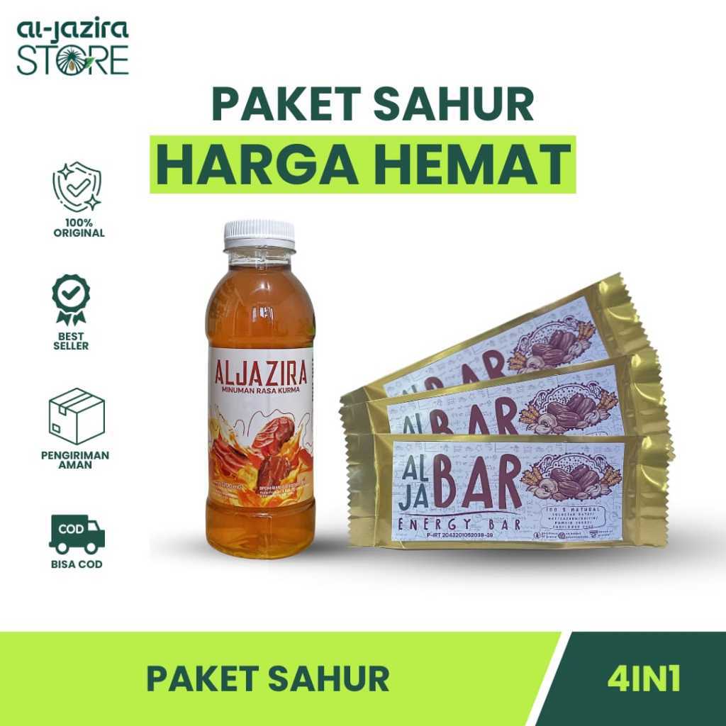 

Bundling Sahur Paket Sahur Spesial Enak Sehat Dan Murah RTD 200ml+3 bungkus Kurma Bar