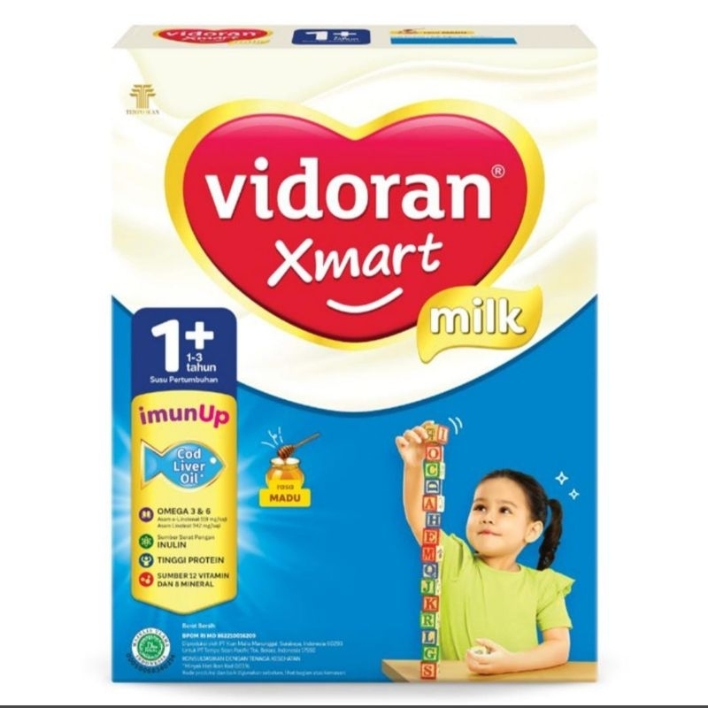 

VIDORAN Xmart 1+ Susu Pertumbuhan Anak 1-3 Tahun Madu 925 g