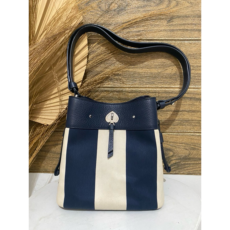 kate spade marti small bucket blazer blue