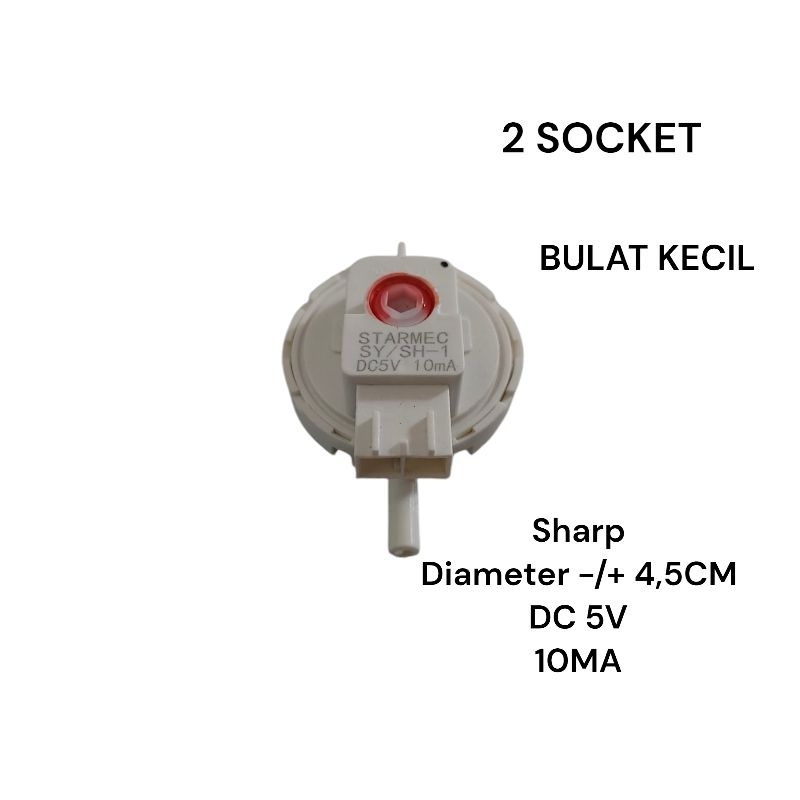 WATER LEVEL AIR MESIN CUCI SHARP / WATER SENSOR SHARP BULAT KECIL