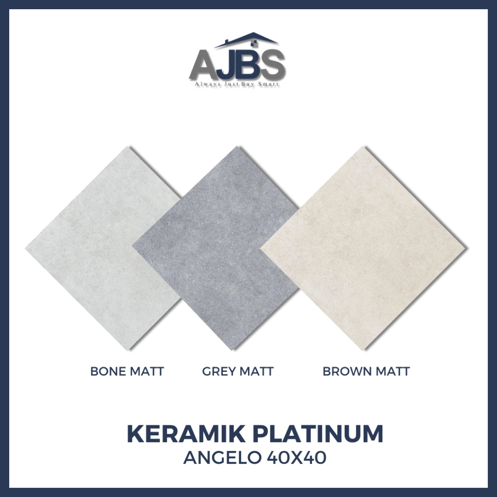 KERAMIK LANTAI / DINDING MATT PLATINUM 40X40 - PLATINUM ANGELO