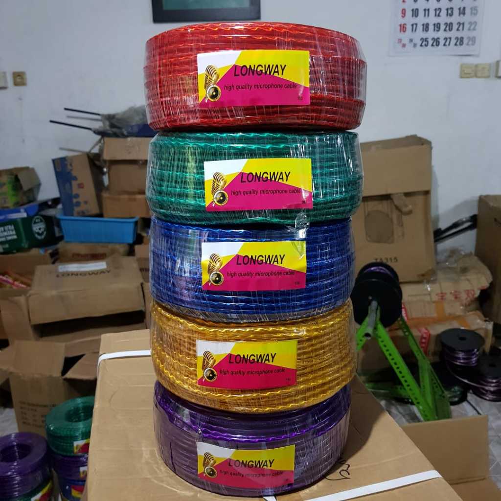 ECER METERAN - KABEL MICROPHONE STEREO TRANSPARAN KABEL MIC STEREO KABEL AUDIO HARGA PER-METER KABEL