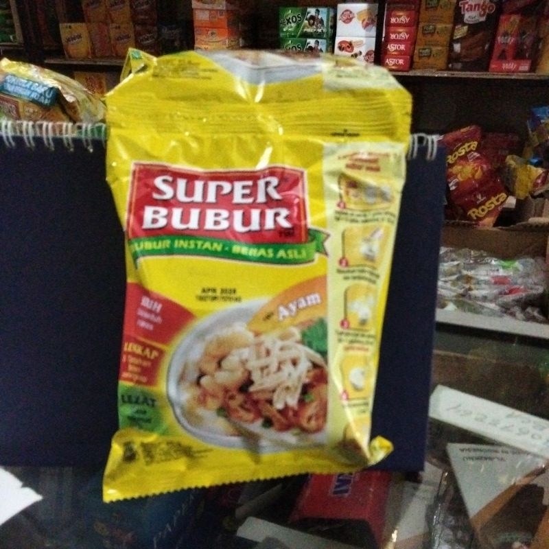 

BUBUR AYAM RASA AYAM 45 GR(ISI 5 PCS)