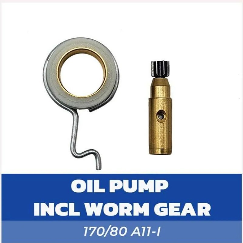 Oil PUMP / POMPA OLI + WORM / SPUR GEAR UNTUK MESIN CHAINSAW SENSO MS 170 MS 180