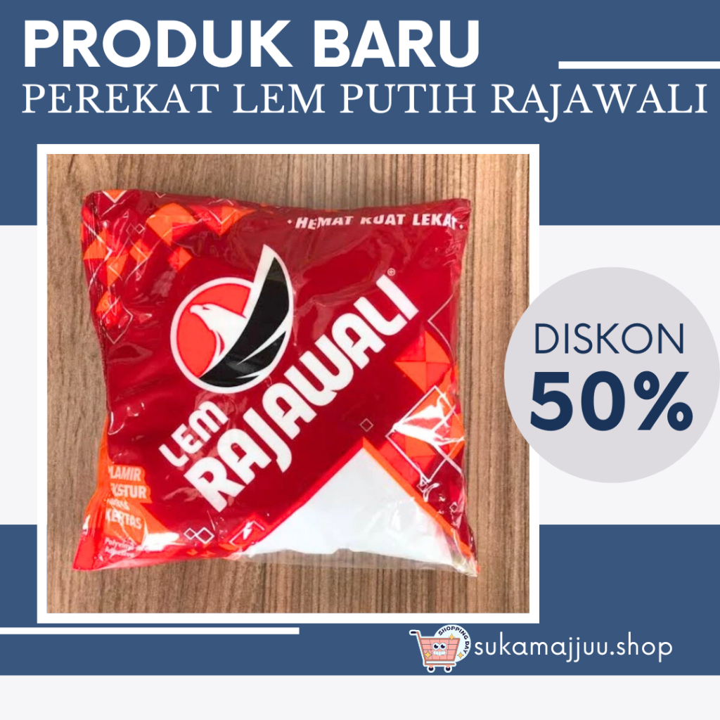 PEREKAT LEM PUTIH RAJAWALI||Lem Kayu Putih Rajawali PVAC Lem Plamir Lem Kertas Kemasan Besar