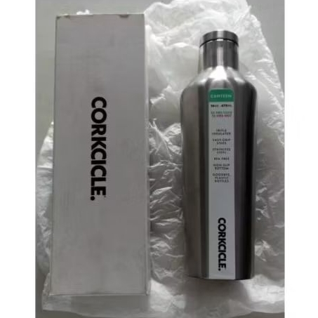 Corkcicle Brushed steel 16oz Canteen Botol Minum