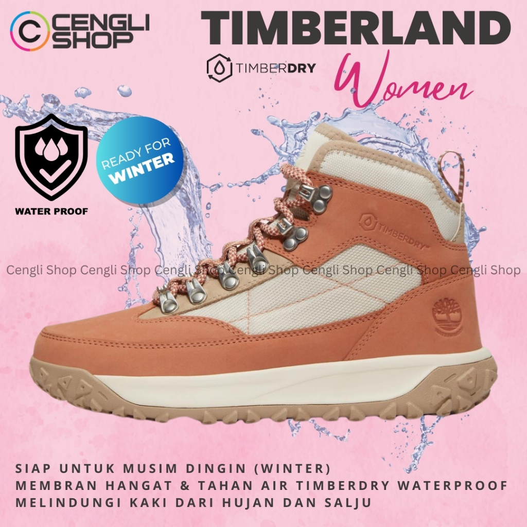 SEPATU SNEAKER TIMBERLAND WANITA ORIGINAL CASUAL SPORT BRANDED TW24