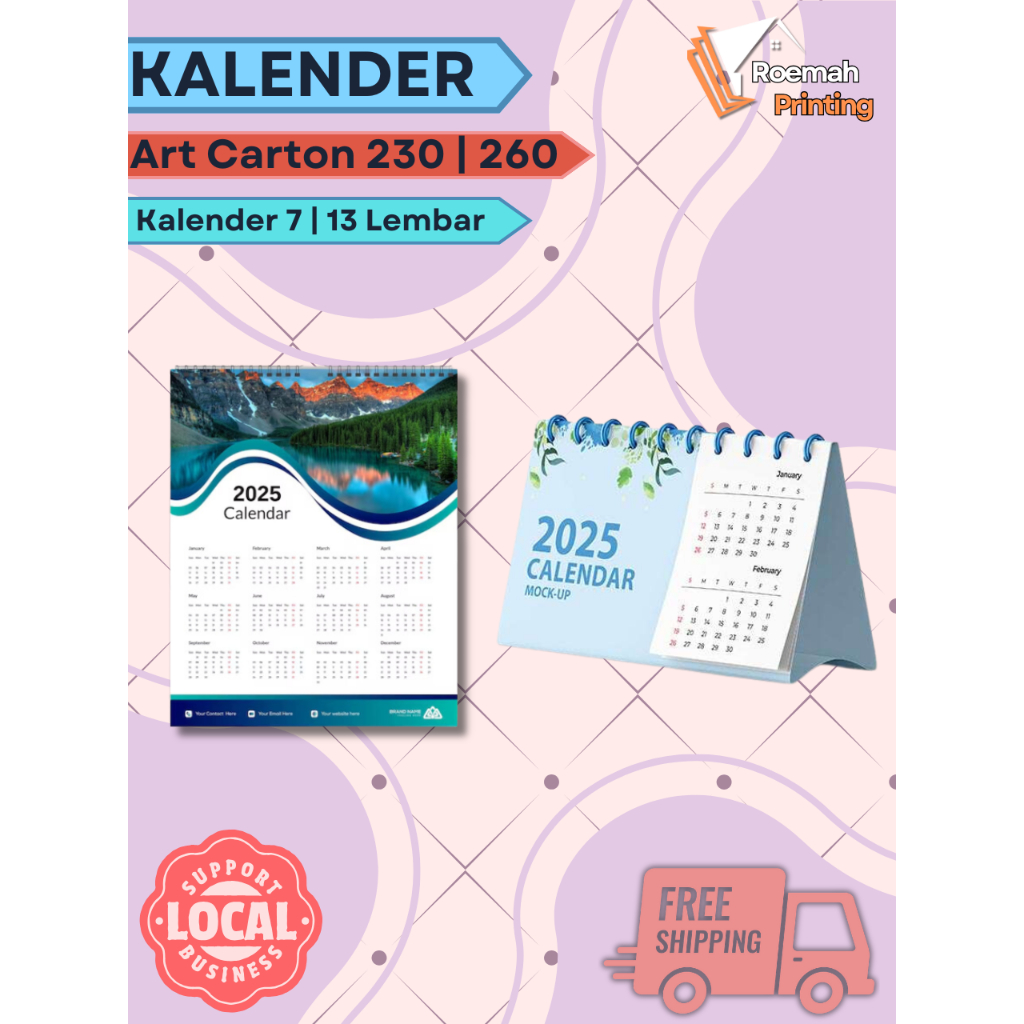 

Cetak Kalender Custom - Roemah Printing