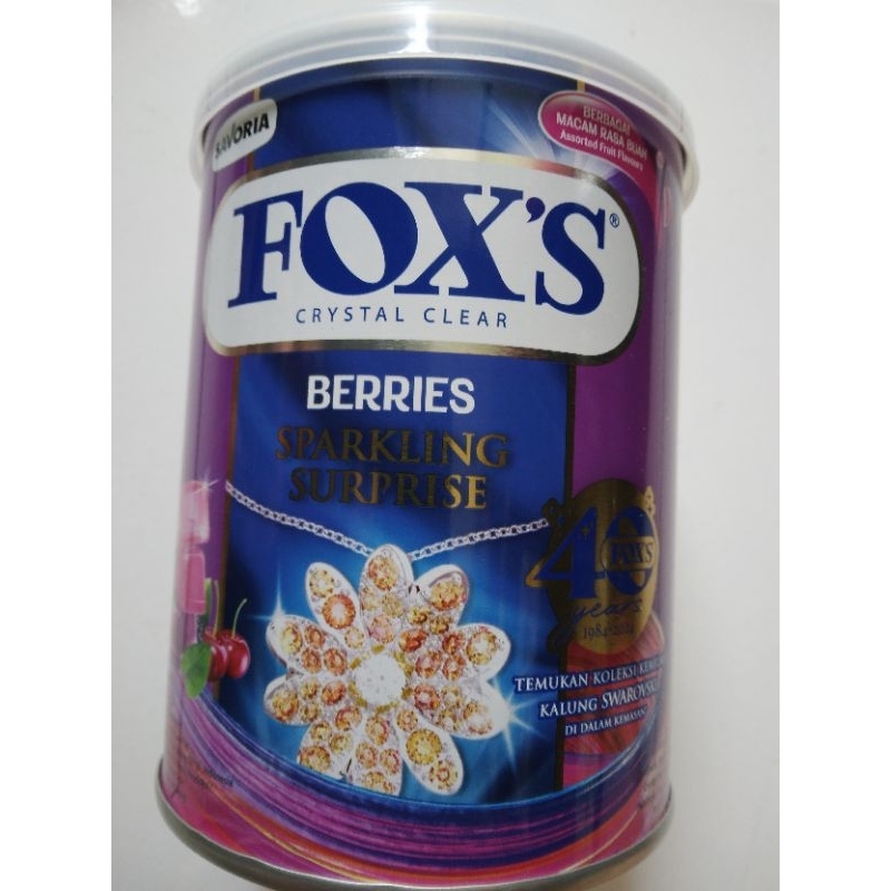 

Permen Fox's Berries Sparkling Surprise Kemasan 170 Gram