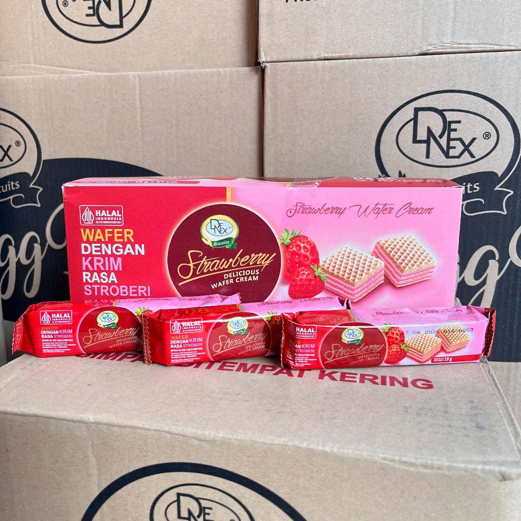 

Denex wafer cream 19 gram 1 dus isi 6 box 1 box isi 24 pcs