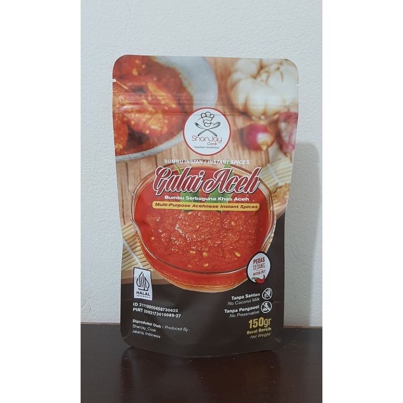 

Bumbu gulai aceh instan shanjay_cook ukuran 150 gram