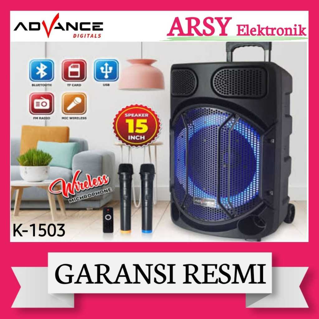 AMPLI MEETING ADVANCE 15INC K-1503/AUDIO MEETING ADVANCE 15INC K-1503 GARANSI RESMI