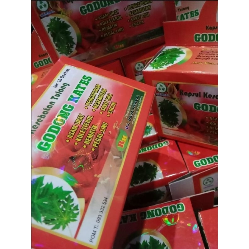 

Godong Kates Kapsul Asamurat,Pegal Linu ORIGINAL