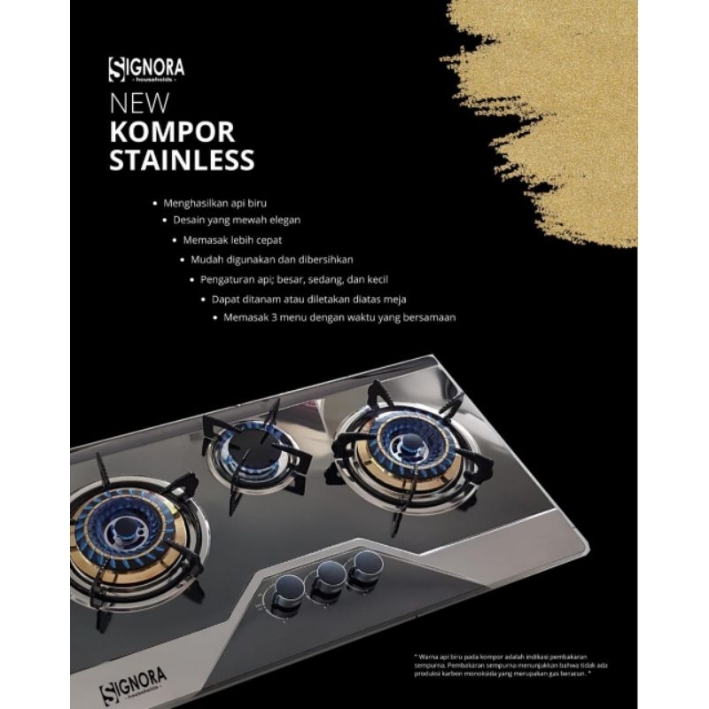 Signora New Kompor Stainlees / KOMPOR SIGNORA