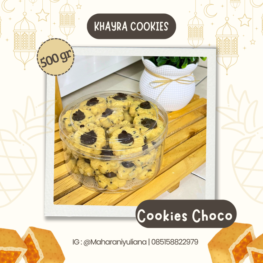 

Khayra Cookies - Cookies Choco 500gr | Kue Lebaran Enak & Murah
