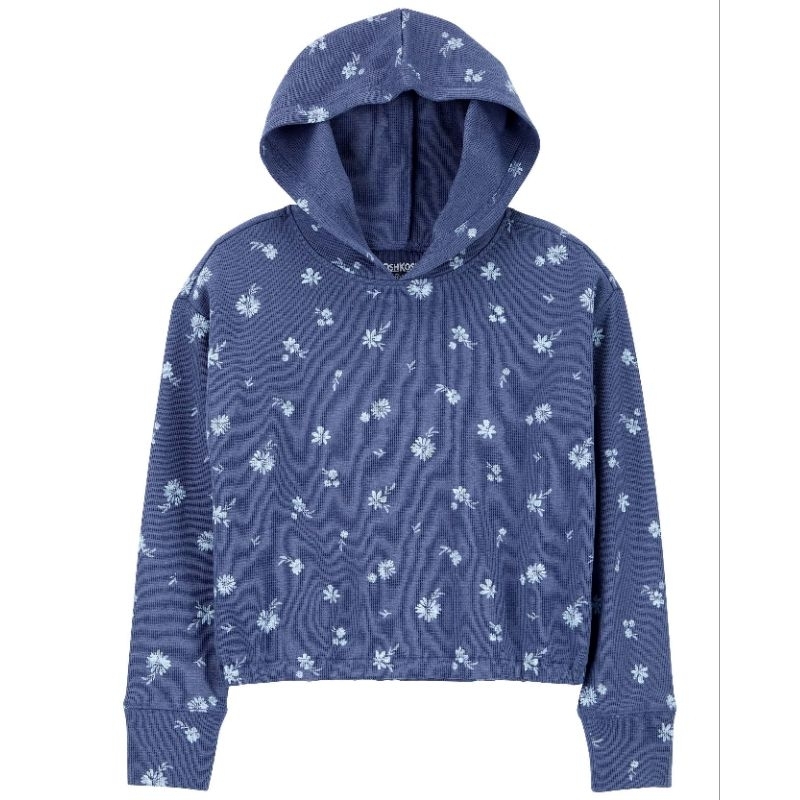 Oshkosh Hoodie Navy Flower | Hoodie Anak Perempuan