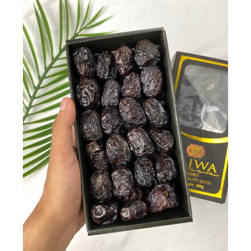 

Kurma nabi Ajwa King Alyah Madinah Jumbo 500 gram