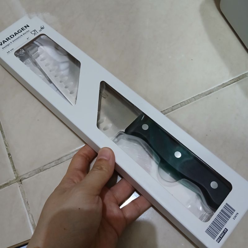 Pisau Santoku Masterchef Pisau Sayur 16Cm gagang plastik