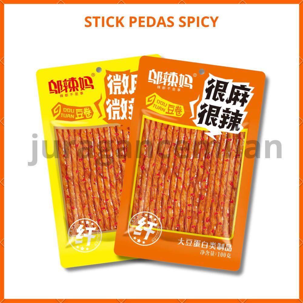 

Stick pedas Spicy tendon tofu Vegetarian / Snack Viral kulit kembang tahu gulung gluten spicy tofu vegetarian