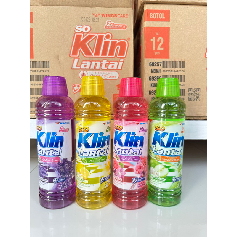 Soklin pembersih lantai botol 450ml Ready 4 varian / SOKLIN LANTAI