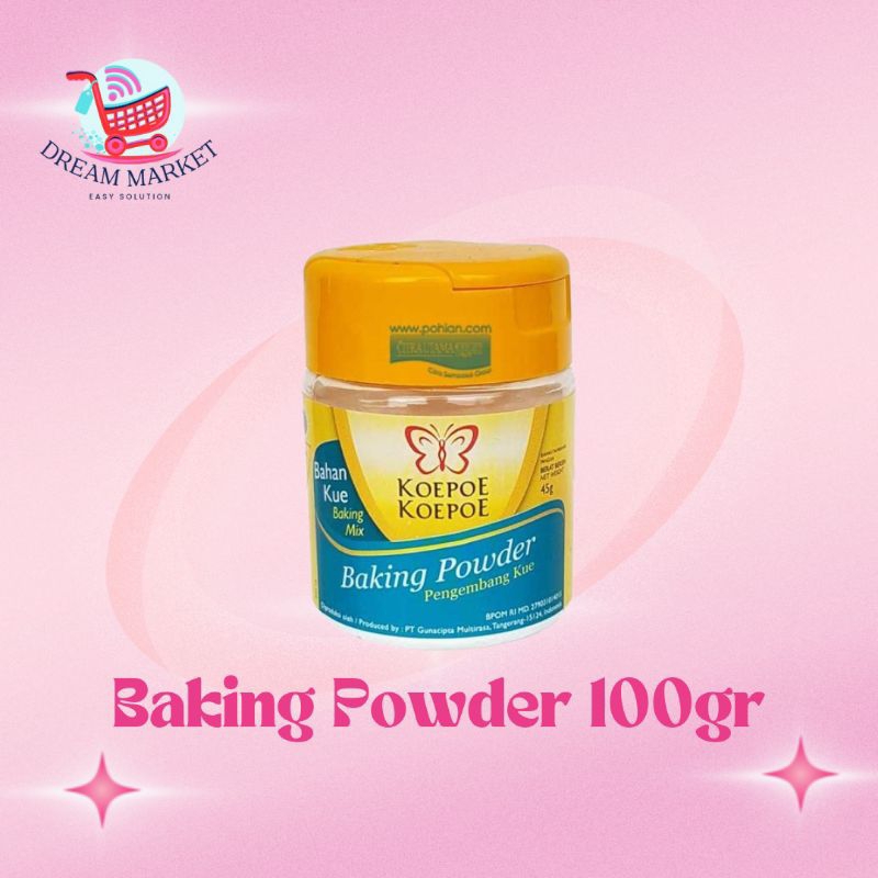

Baking Powder/Bubuk Pengembang Kue/Koepoe - Koepoe [100gr]