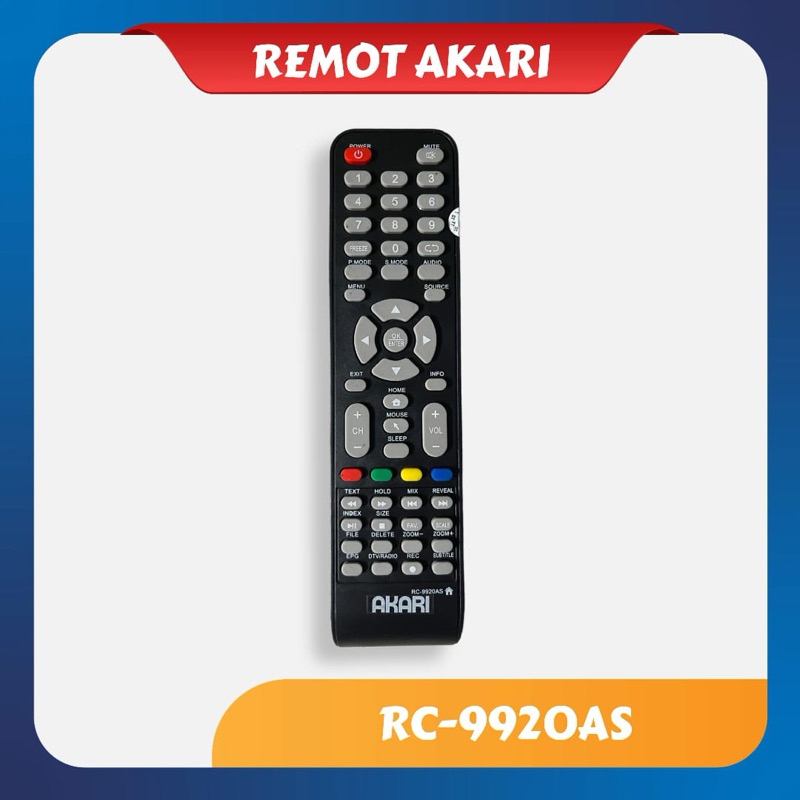 Remote TV Akari LCD LED Smart Connect RC-9920AS