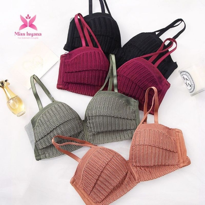 Push Up BRA08 Bra Tanpa Kawat Bra Seksi Bra Cantik Bra Empuk Tidak Engap Bra Premium by Miss Isyana 