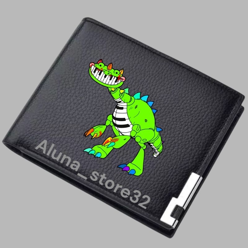 dompet anak karakter lucu dompet lipat hitam anak laki laki/perempuan