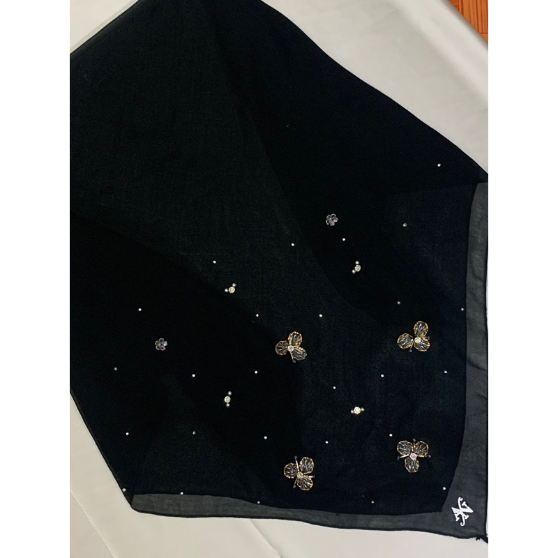 Hijab Payet /Jilbab payet /hijab segi empat /hijab kondangan