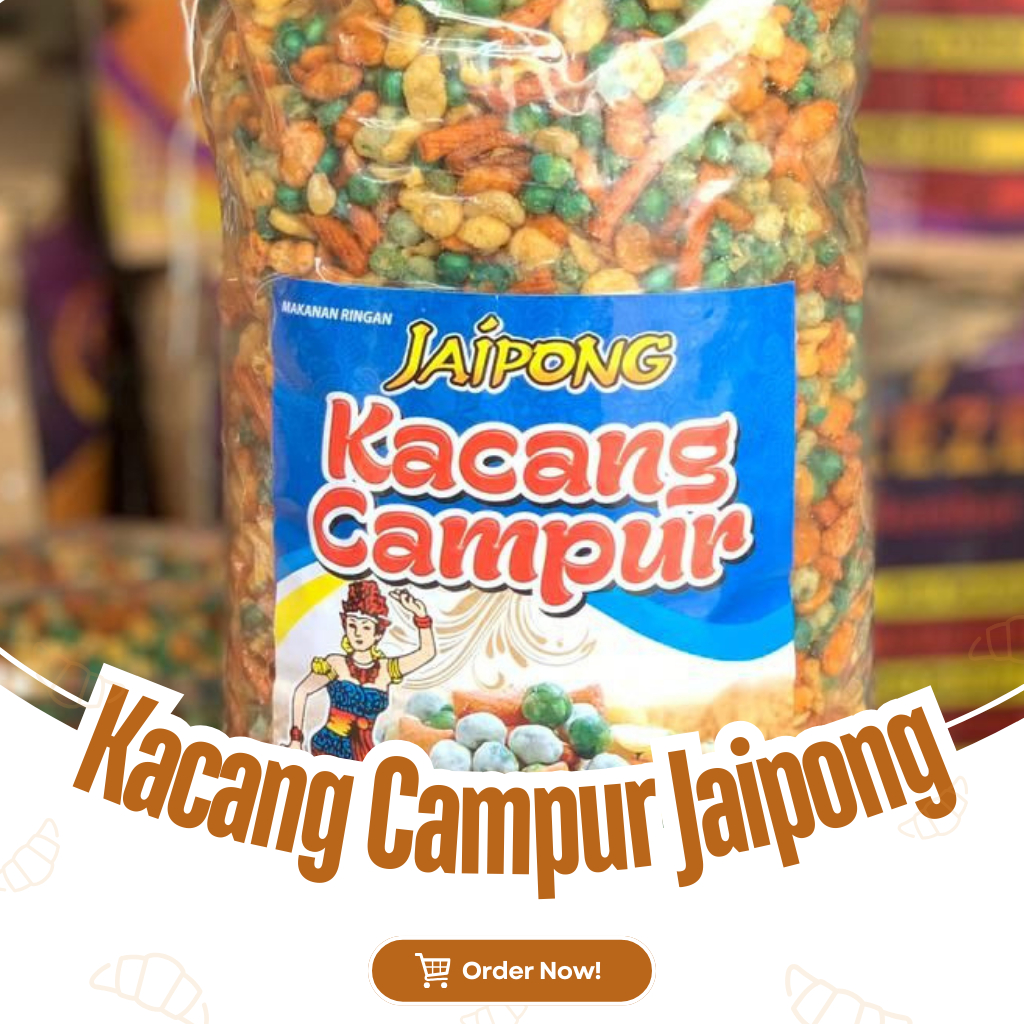 

KACANG CAMPUR JAIPONG 1 BAL 4KG