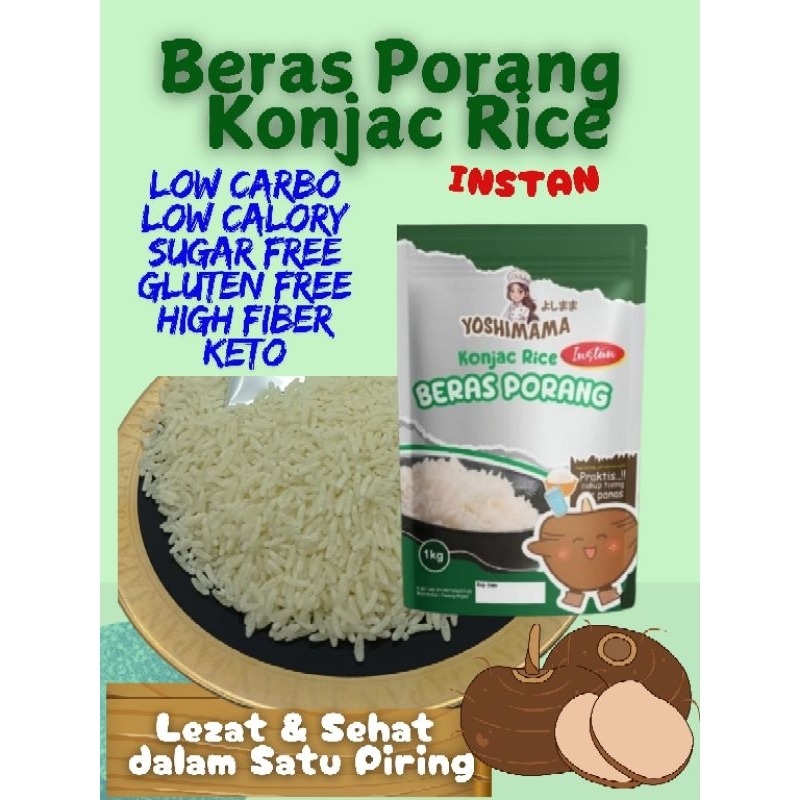 

Beras Porang Instant (Konjac Rice)