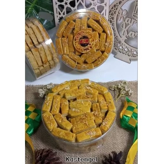 

PREMIUM KUE KERING KASTENGEL by Kuker Alfin [500gr] / Kue Kastengel Special Lebaran