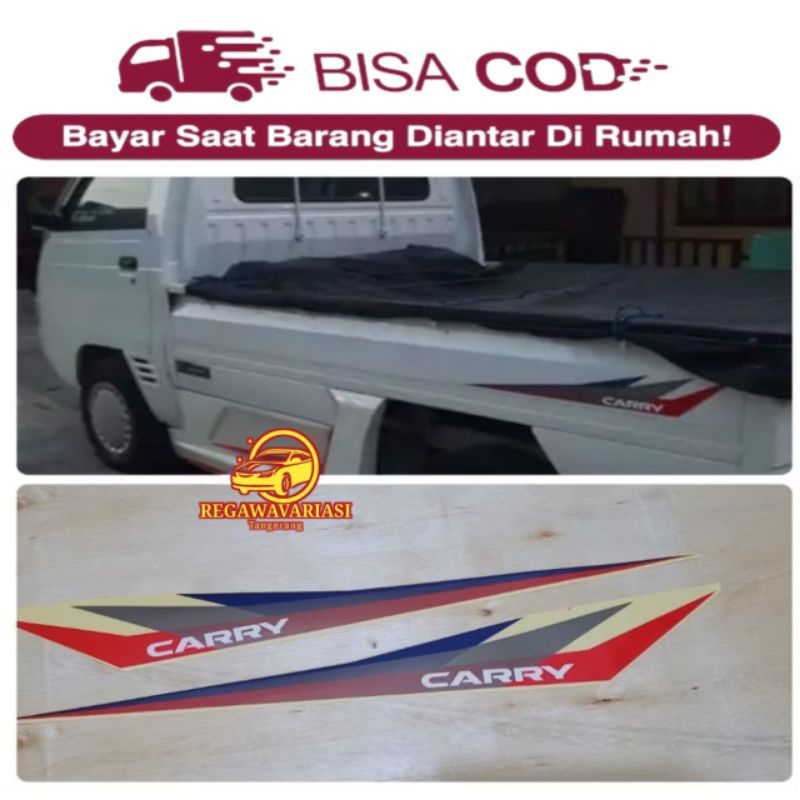 Stiker mobil Suzuki Carry pick up 2017 original/stiker mobil pick up