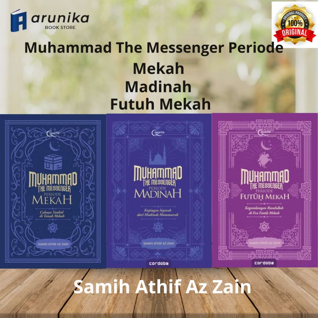 Buku Muhammad The Messenger Lengkap 3 buku - Periode Mekah, Madinah, Futuh Mekah / Original