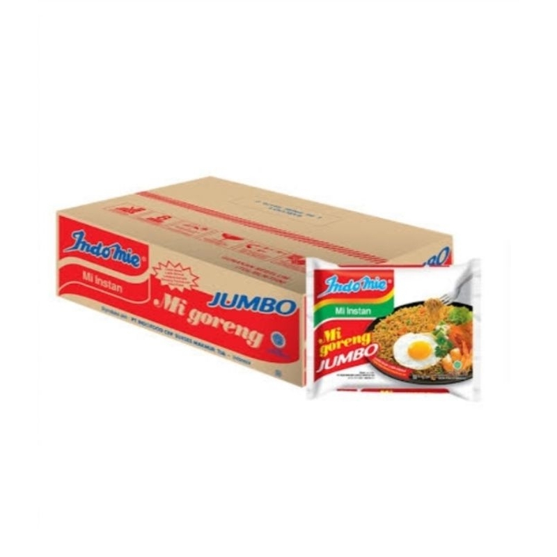 

Indomie goreng JUMBO 1 dus (24 pcs)