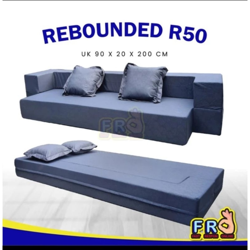 SOFA SOFABED LANTAI MINIMALIS REBOUNDED SOFA LESEHAN
