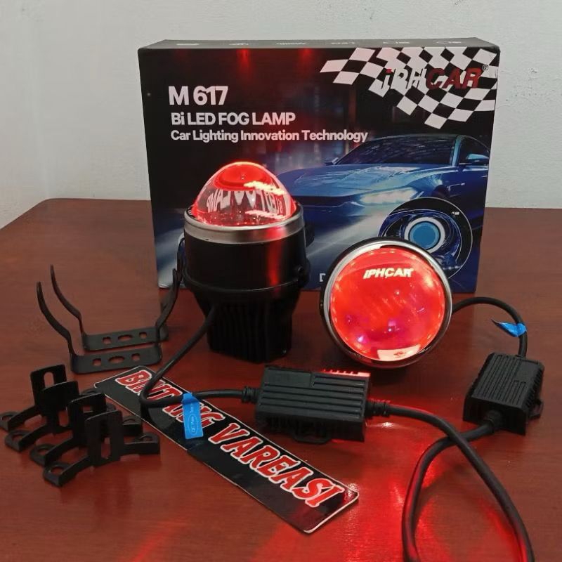 ￼FOGLAMP BILED IPHCAR 3 WARNA M617 3 INCH HIGH LOW UNYVERSAL
