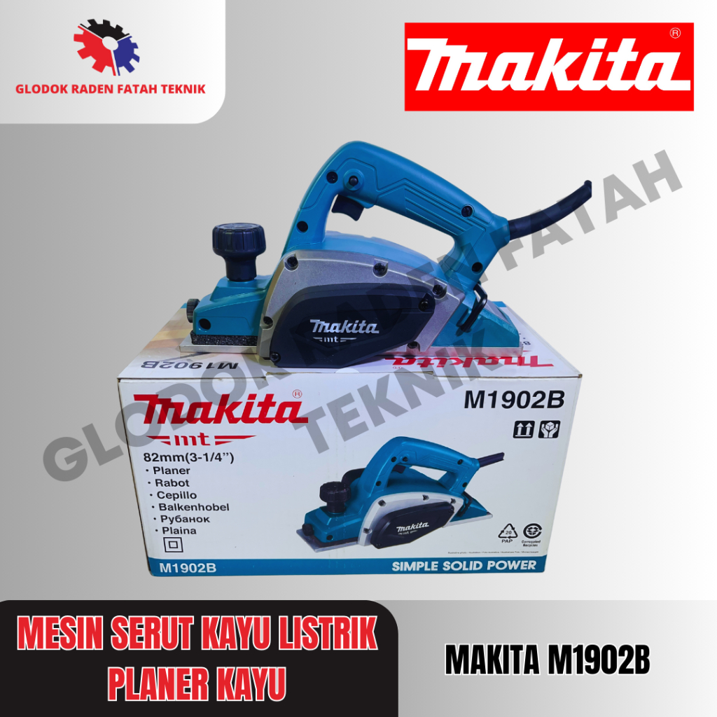 MAKITA M1902B Mesin Serut Kayu Planer Serut Kayu Makita M 1902 B