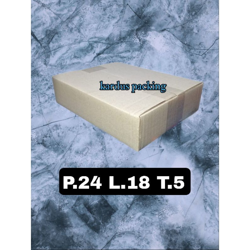 

kardus packing UK 24x18x5 kardus kecil