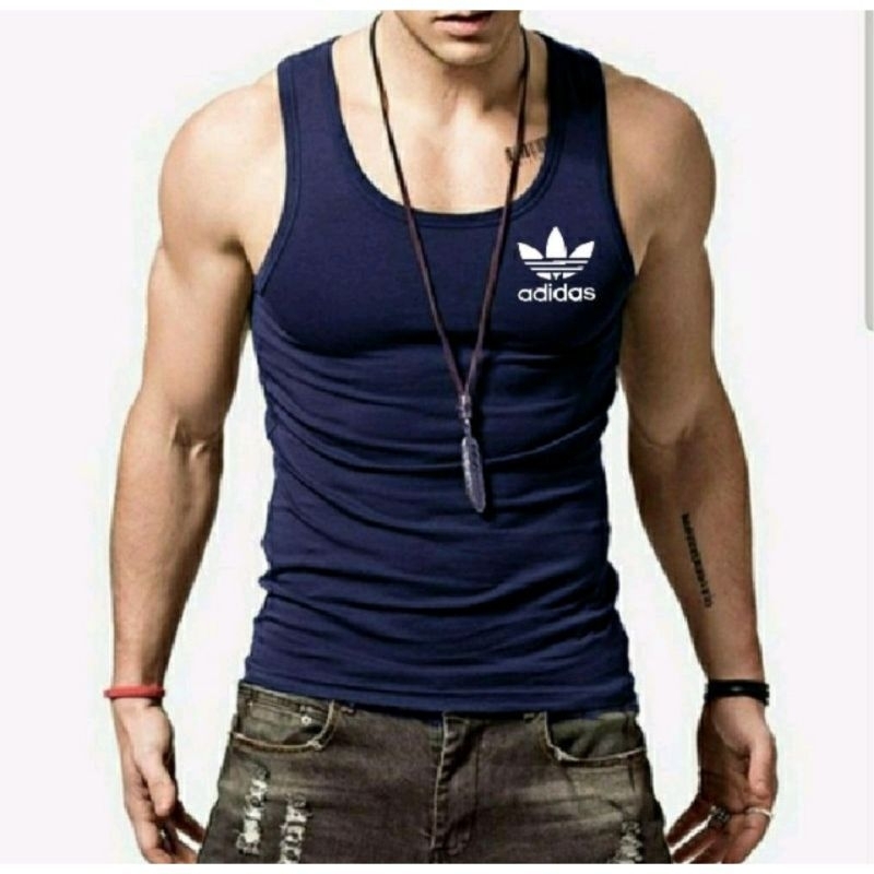 baju singlet cowo adidas