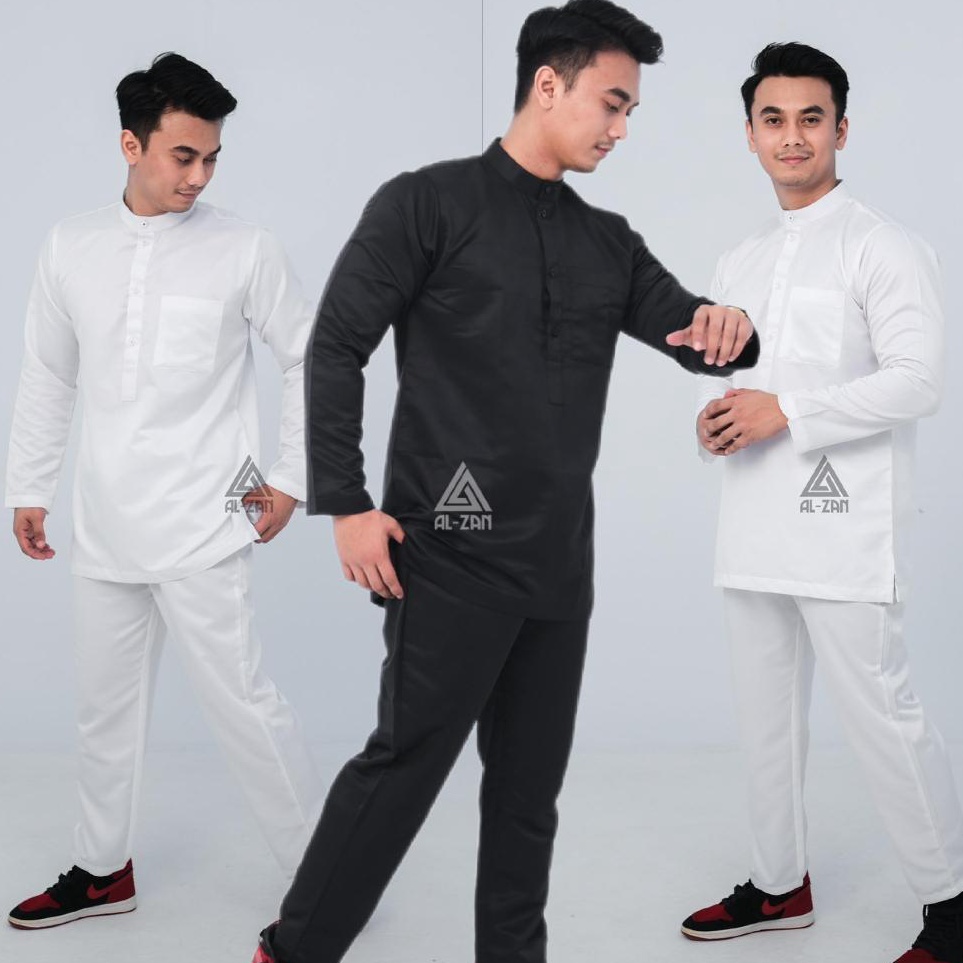 KODE P25H Setelan Baju Koko Dewasa Pakistan pria Kemko Jasko Gamis Jubah Pria Model al haramain al n