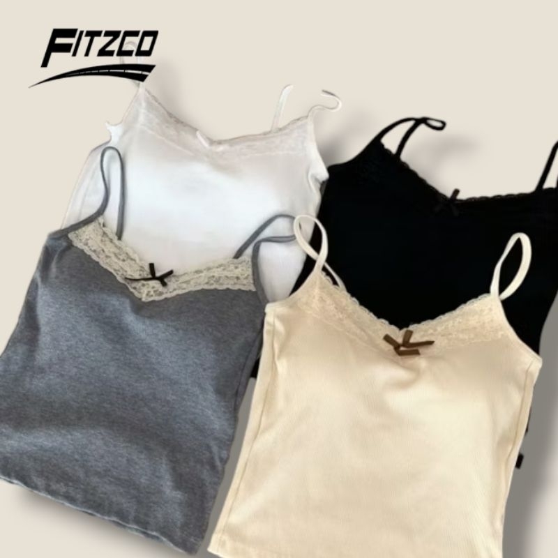 FITZCO 631#Tanktop Bra Lace Knit Lolita Blouse