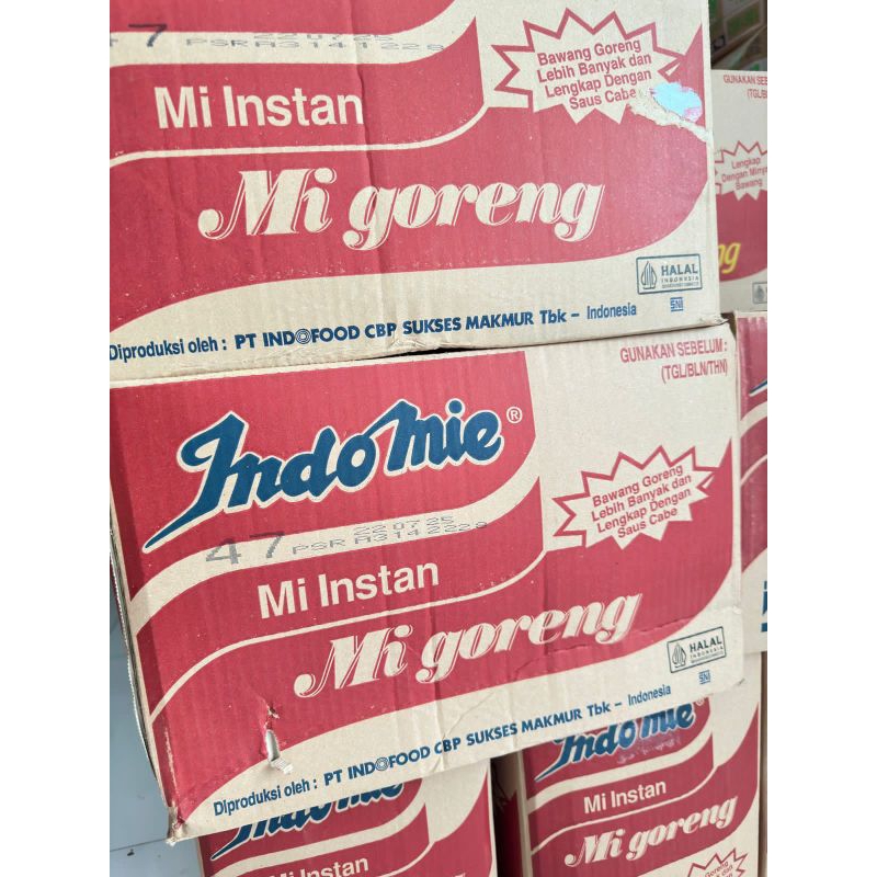 

1 Karton Indomie goreng isi 40pcs / INDOMIE GORENG BY INDOFOOD