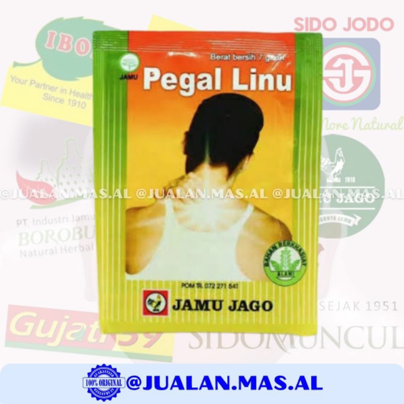 

JAGO - JAMU PEGAL LINU / PEGEL LINU / PEGALINU / PEGELINU (ISI 10 SACHET)