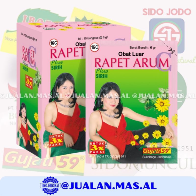 GUJATI - RAPET ARUM CEBOK (ISI 10 SACHET)