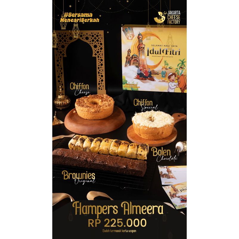 

HAMPERS ALMEERA ISI 4 JAKARTA CHEESE FACTORY