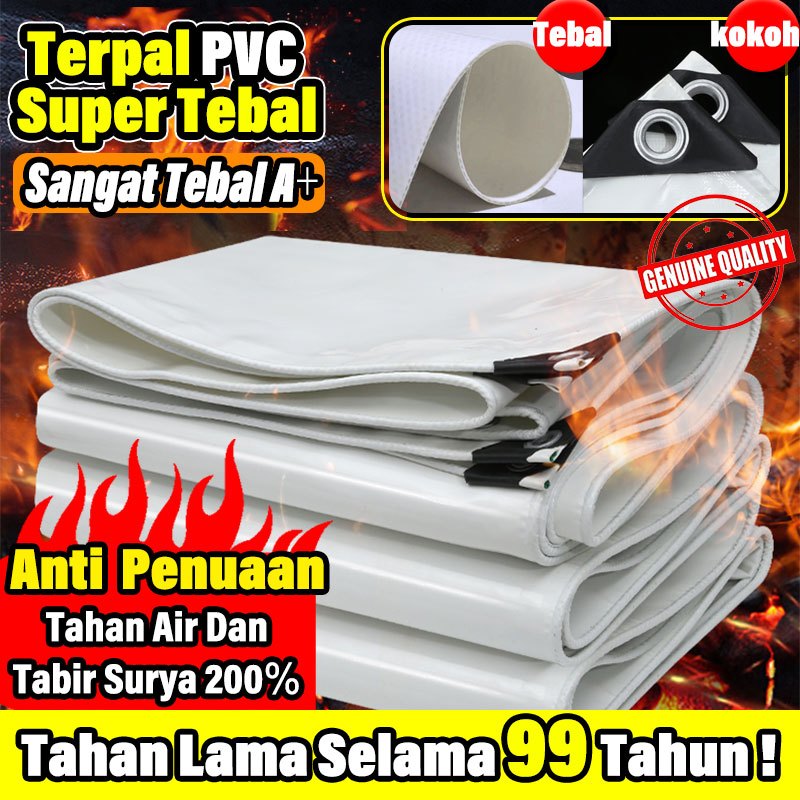 【Material Terbaru Tahun 2025】kain tenda putih terpal tenda terpal anti air dan panas 1x2 2×2 2x4 2×6