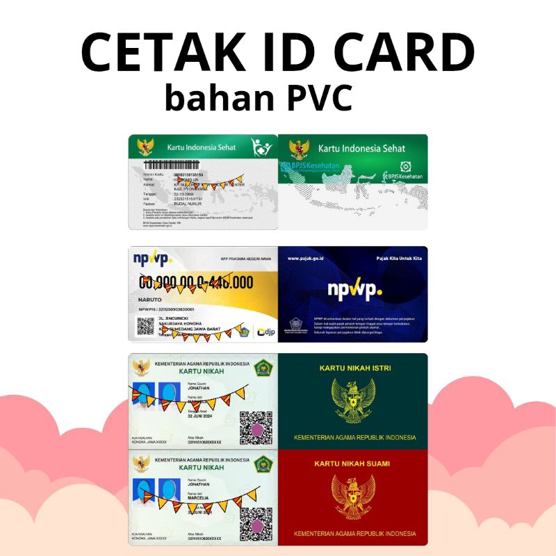 

CETAK KARTU ID CARD BAHAN PVC